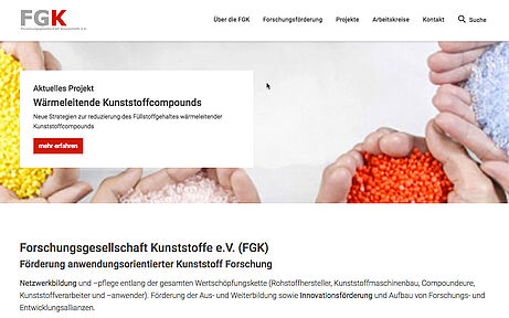 Startseite Forschungsgesellschaft-Kunststoffe